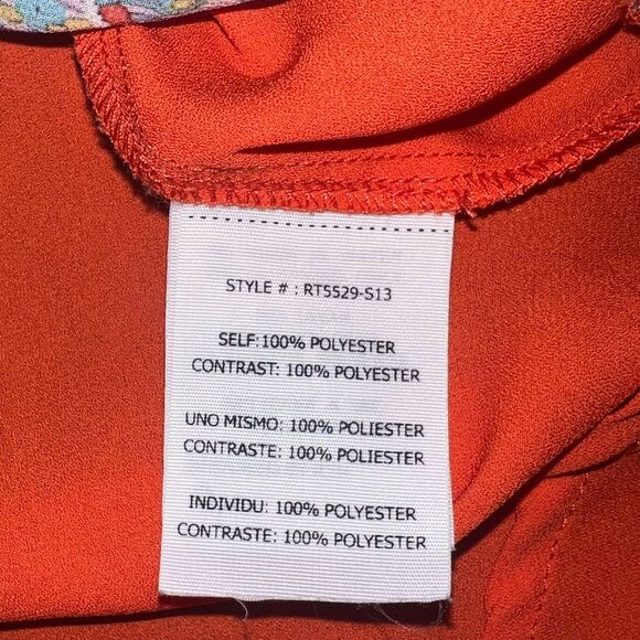 Ryu Paisley Printed Front Sleeveless Boho Top Size Small EUC - Picture 7 of 7